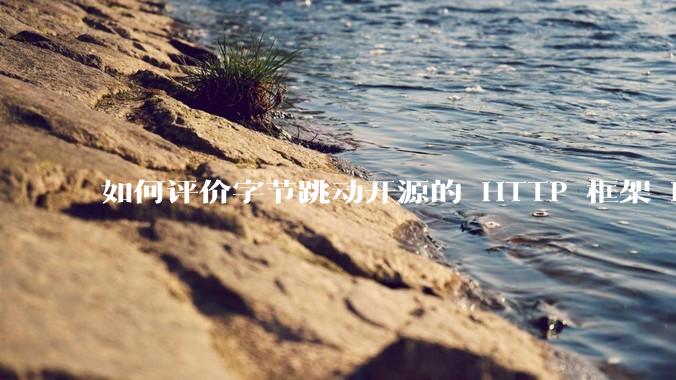 如何评价字节跳动开源的 HTTP 框架 Hertz ？